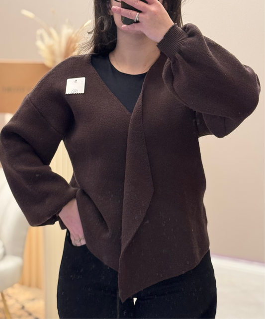 CARDIGAN INCROCIO