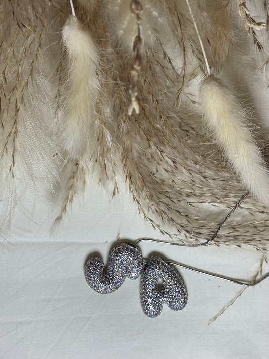 COLLANA SOTTILE CON LETTERA BIG